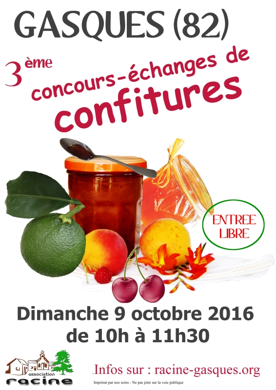 Illustration pour « 3ème Concours-bourse d'échanges de confitures »